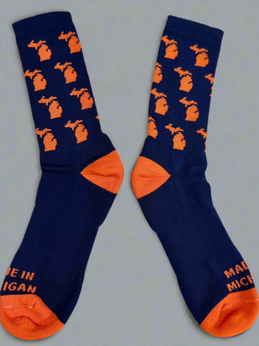 Michigan Tiger Socks
