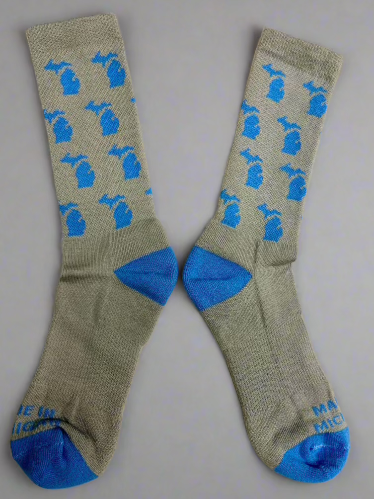 Michigan Lions Socks