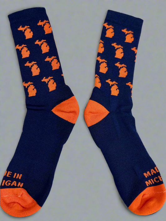 Michigan Tigers Socks